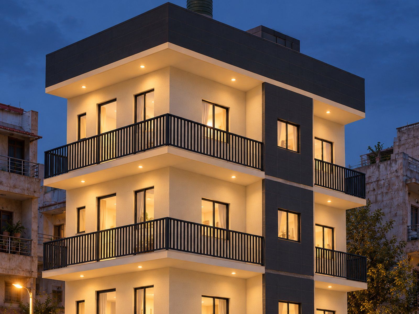 AURA01 façade render