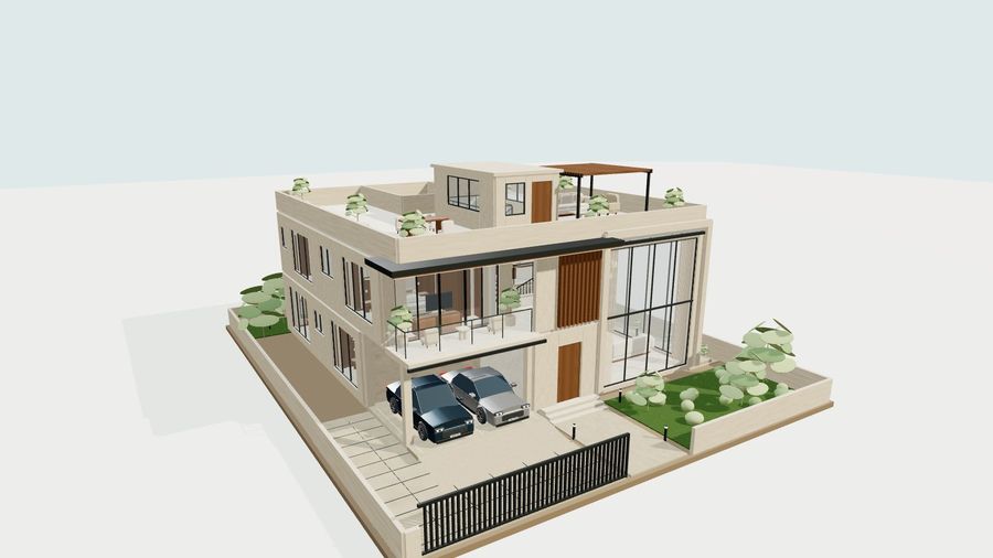 The Complete Villa 3D model